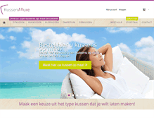 Tablet Screenshot of kussenallure.nl